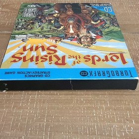 Lords of the Rising Sun CIB Turbografx 16 CD NEC DUO Complete With Box Extras