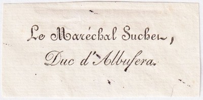 Exlibris Suchet Militaire Provence Marseille Blason Bookplate Gravure 19E