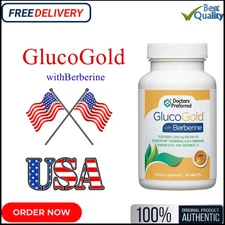 DOCTORS' PREFERRED GlucoGold with 1500 mg per Day of BerberPure Berberine Con...