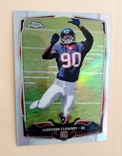 ☆ RC Refractor 2014 Topps Chrome JADEVEON CLOWNEY Rookie #120 Texans, Commanders