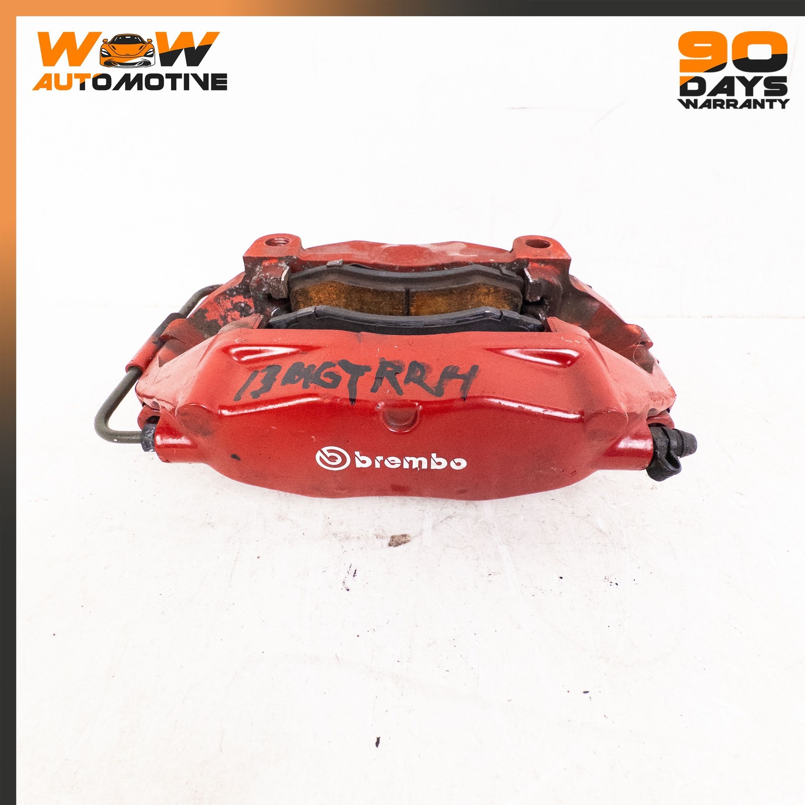 03-19 MASERATI GRANTURISMO S REAR RIGHT LEFT BRAKE CALIPER ASSEMBLY RED SET OEM