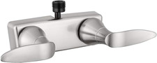 DF-SA100LH-SN RV Shower Faucet Valve Diverter with Winged Levers Satin Nickel