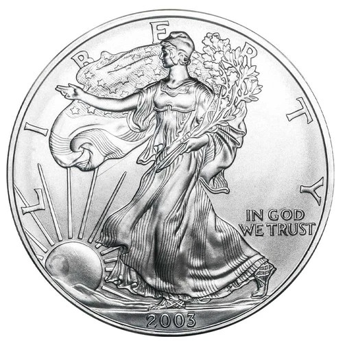 2003 $1 American Silver Eagle 1 oz Brilliant Uncirculated
