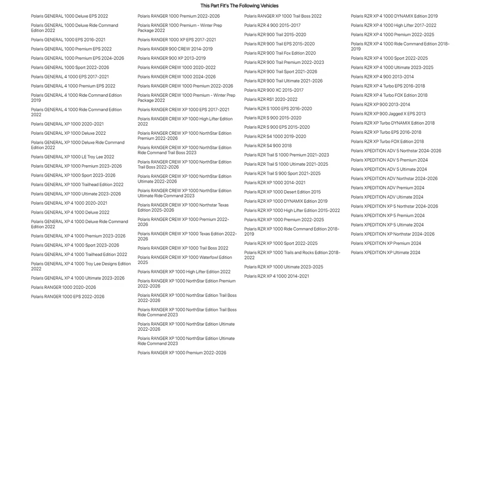 Kit de cambio de aceite Tusk 4 tiempos Máxima SXS sintético 5W-50 para Polaris RZR S4 900 Foto 2 de 2