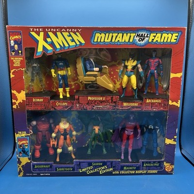 フィギュア MARVELセット Vintage 1993 Toy Biz Uncanny X-men Mutant Hall of Fame 10 Figure