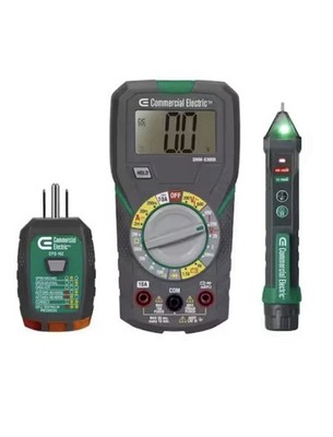 Commercial Electric 3-Piece Technician Test Kit