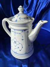 Kaffeekanne, 1,8 l., Indisch Blau "Strohblume", Winterling Bavaria? Neuzustand!