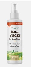 NaturVet BITTER YUCK No Chew Spray For Dog/Cat/Horse - Water Based 8 oz