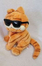 Vintage 2004 Ty Beanie Baby Garfield “Cool Cat” Plush Stuffed Toy Retired 7”