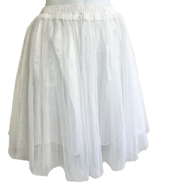 Tutu Skirt Medium White Cosplay Dance Recital Halloween Costume Girl Clothing