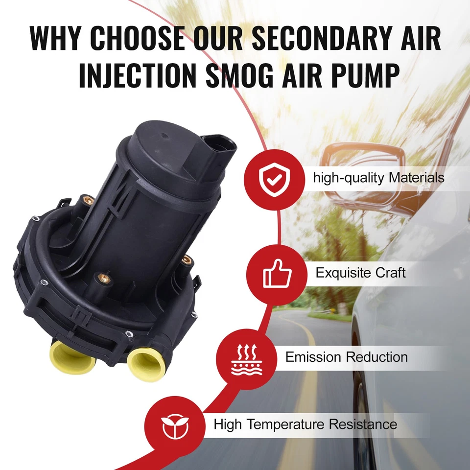 Bomba de inyección de aire secundaria 078906601M para VW Golf Beetle Passat Audi A4 A6 Foto 3 de 4