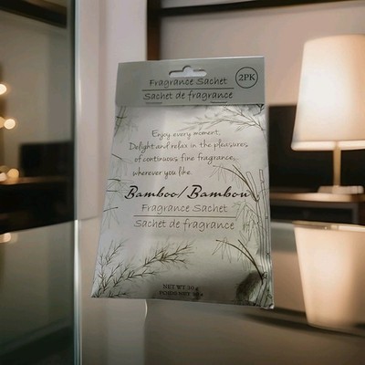 2 - Bamboo  - Fragrance Sachet 30g Each 