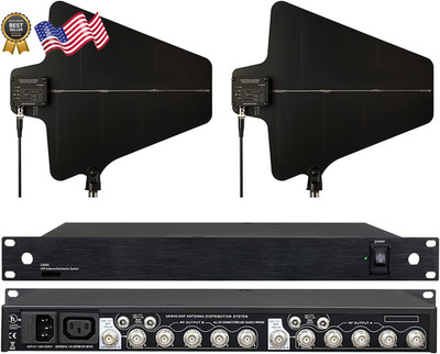 UHF Active Directional Antenna Power Distribution System for SHURE Wireless M