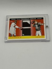 2004 Fleer Skybox Throwback Threads Jersey Kellen Winslow Jr. Luke McCown/75