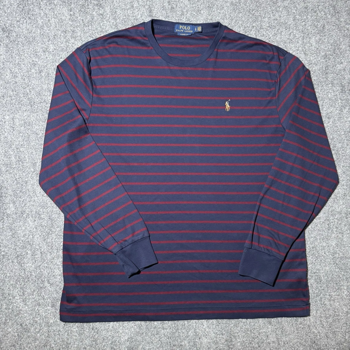 Polo Ralph Lauren striped tee 刺繍 ロンT Polo Ralph Lauren Striped T-Shirts for Men for sale - eBay
