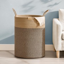 Laundry Hamper 95L,Large Laundry Basket for Clothes,Decorative Storage Basket...