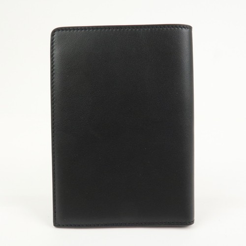 Ferragamo Logo Leather Agenda Planner Cover Black Authentic Used F/S - Picture 2 of 23