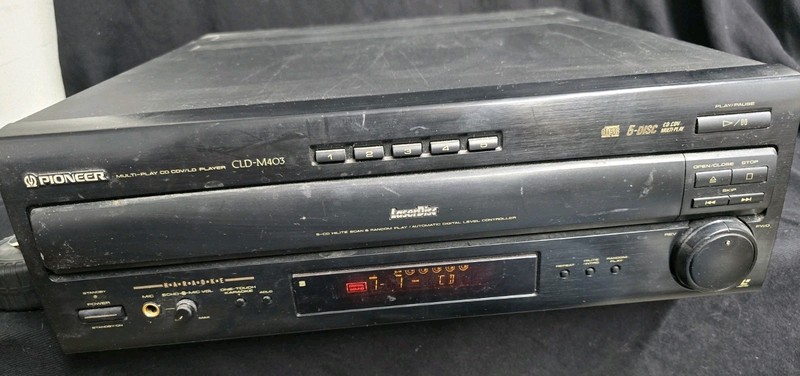 Pioneer CLD-M403 Multi-Play CD CDV LD Player Laser disc Karaoke Player - RARE!