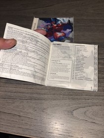 Street Fighter Alpha 3 Sega Dreamcast Original Art And Manual Only NO GAME!!!!