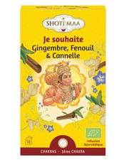 Infusion Ayurvédique Bio 3ème Chakra Je Souhaite -