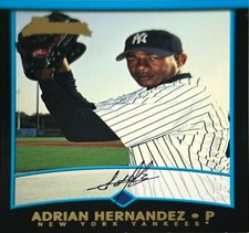 2001 Bowman #196 Adrian Hernandez