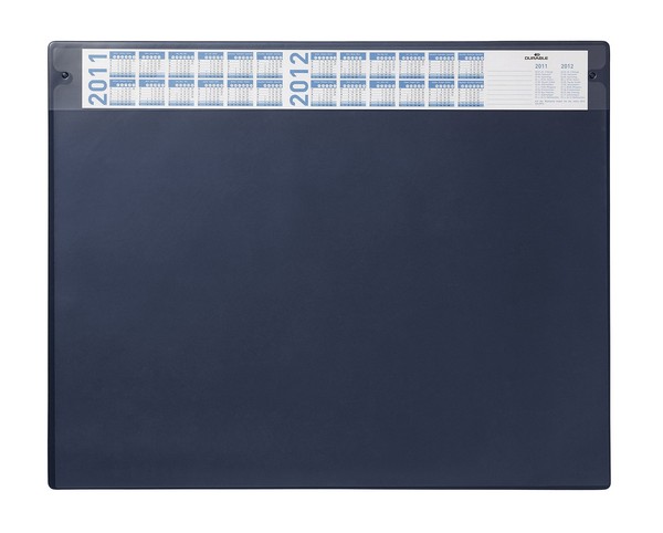 Durable Desk Mat With Annual Calendar Dark Blue 65 X 52 Cm Pack Of 1 Anti--image