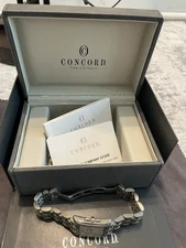 Concord Sportivo Stainless Steel Quartz 14.36.622.1 BOX-CARD and Extra Links
