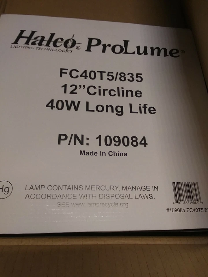 CASE OF 20 FC40T5/835 40 Watt 835K 12" Inch Fluorescent Circline - Image 3 of 4