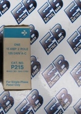 ITE SIEMENS BULLDOG P215 Pushmatic Circuit Breaker 15A 240V 2P -NEW-B