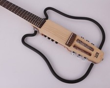 Built in effect delay reverb Headless electric acoustic guitar silent travel