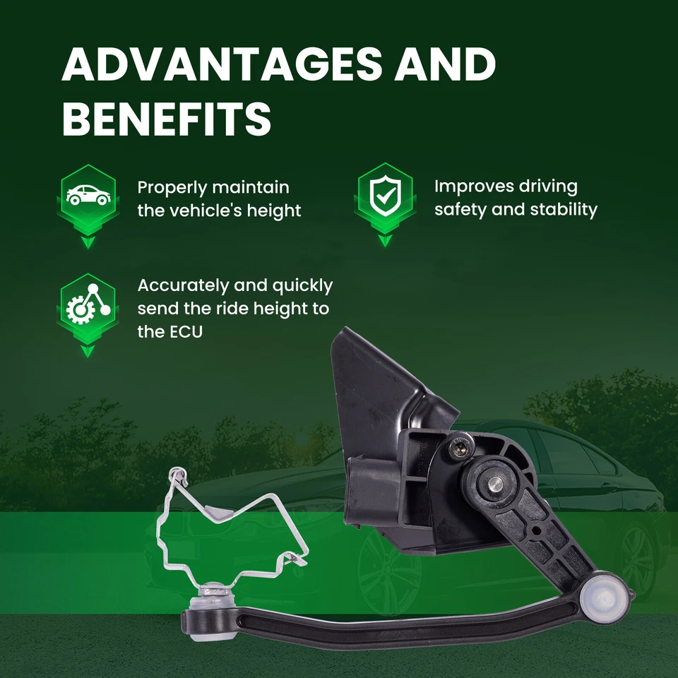 Датчик уровня высоты переднего левого или правого для Audi A4 Quattro S4 RS4 02–09 годов выпуска - Изображение 4 из 4