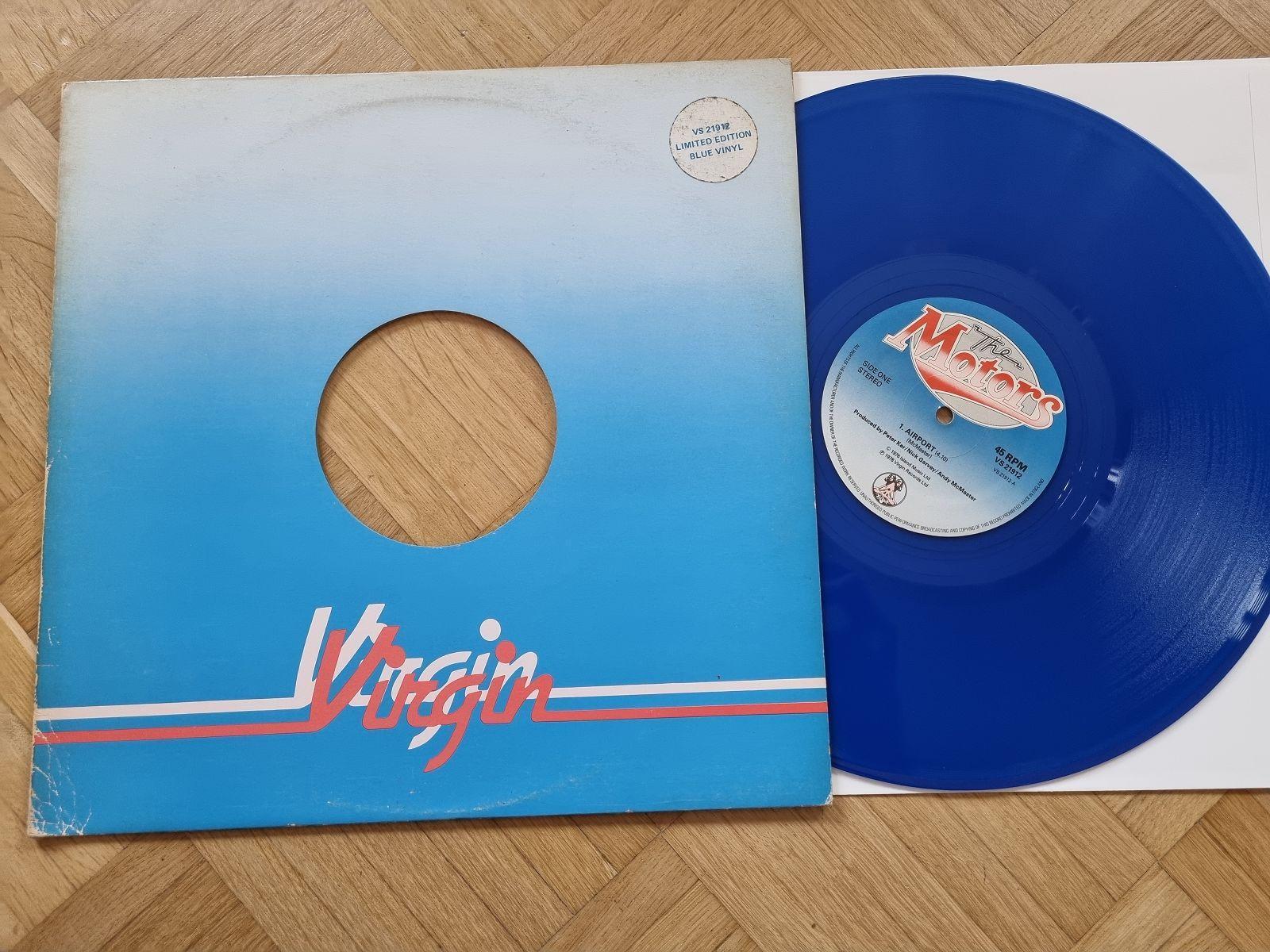 The Motors - Airport 12'' Vinyl Maxi UK BLUE VINYL