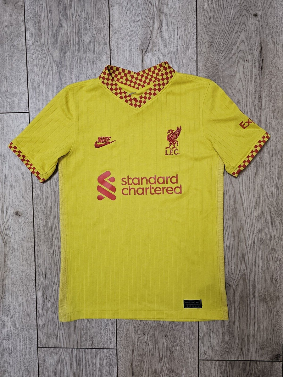 LIVERPOOL 2021 2022 THIRD FOOTBALL SOCCER JERSEY BOYS 10-12Y 137