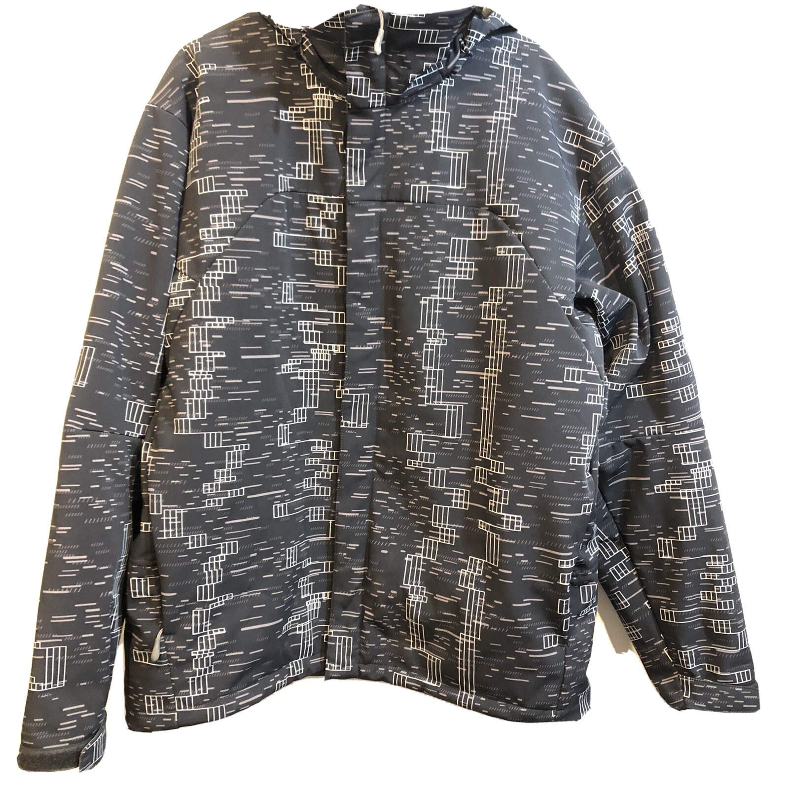 Giacca cappotto invernale Salomon Climapro uomo ZIP sci snowboard cerniera fodera XXL