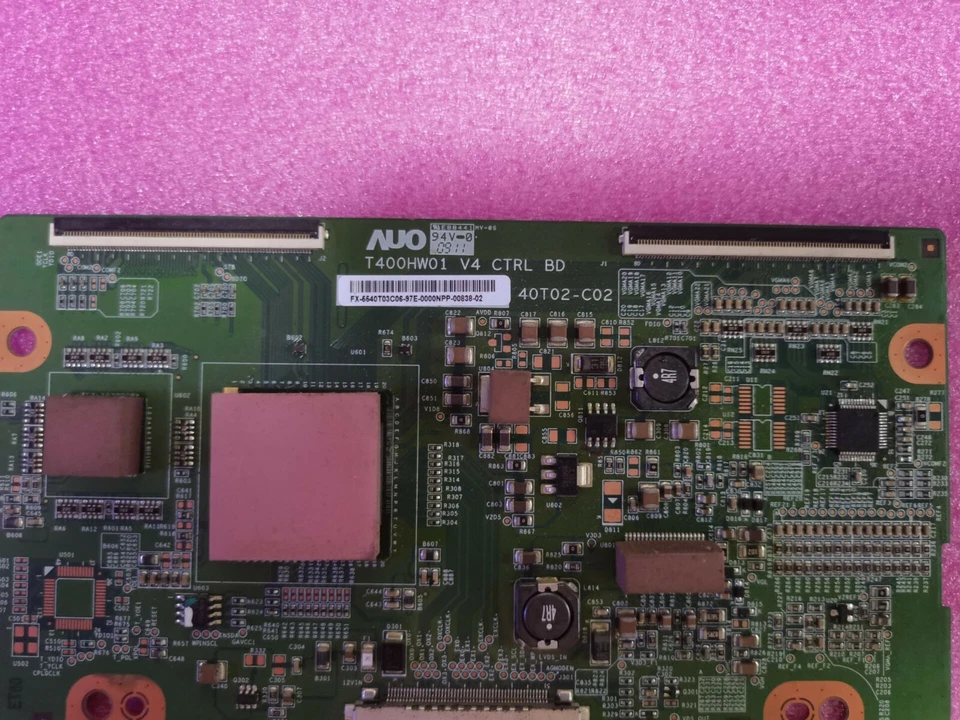 Scheda T-Con AUO T400HW01 V4 CTRL BD 40T02-C02 55.40T03.C06 per Apex LD4088 - Immagine 2 di 2