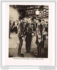 MET BY THE PRINCE REGENT, TOKYO, JAPAN, BOOK ILLUSTRATION (PRINT), 1922