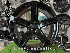4 X 22 Inch 5x115 Hellcat Hc2 Style Black Wheels Fits For Dodge Challenger Srt