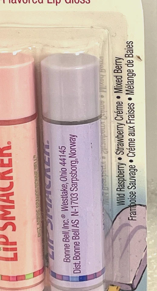 Brillo de labios con sabor a yogures deliciosos 6 piezas - bayas silvestres, fresas, bayas Foto 4 de 4