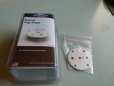 NEW Silver Anodized Aluminum BMW Round Tp Plate Mounting System ZTechnik # Z6036