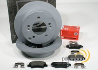 Zimmermann Bremsscheiben 262 Mm BremsbeläGe Hinten FüR Hyundai Tucson JM