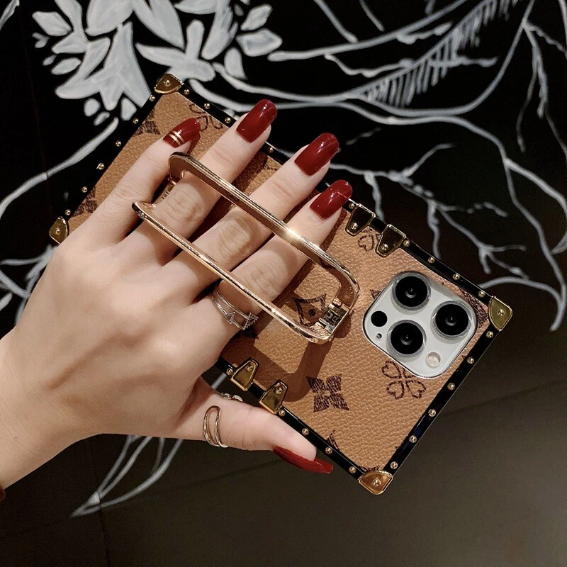 适用于 iPhone 17 16 Pro Max 16e 15 14 13 12 11 豪华防震皮革可支撑保护壳 — 第 4/4 张图片