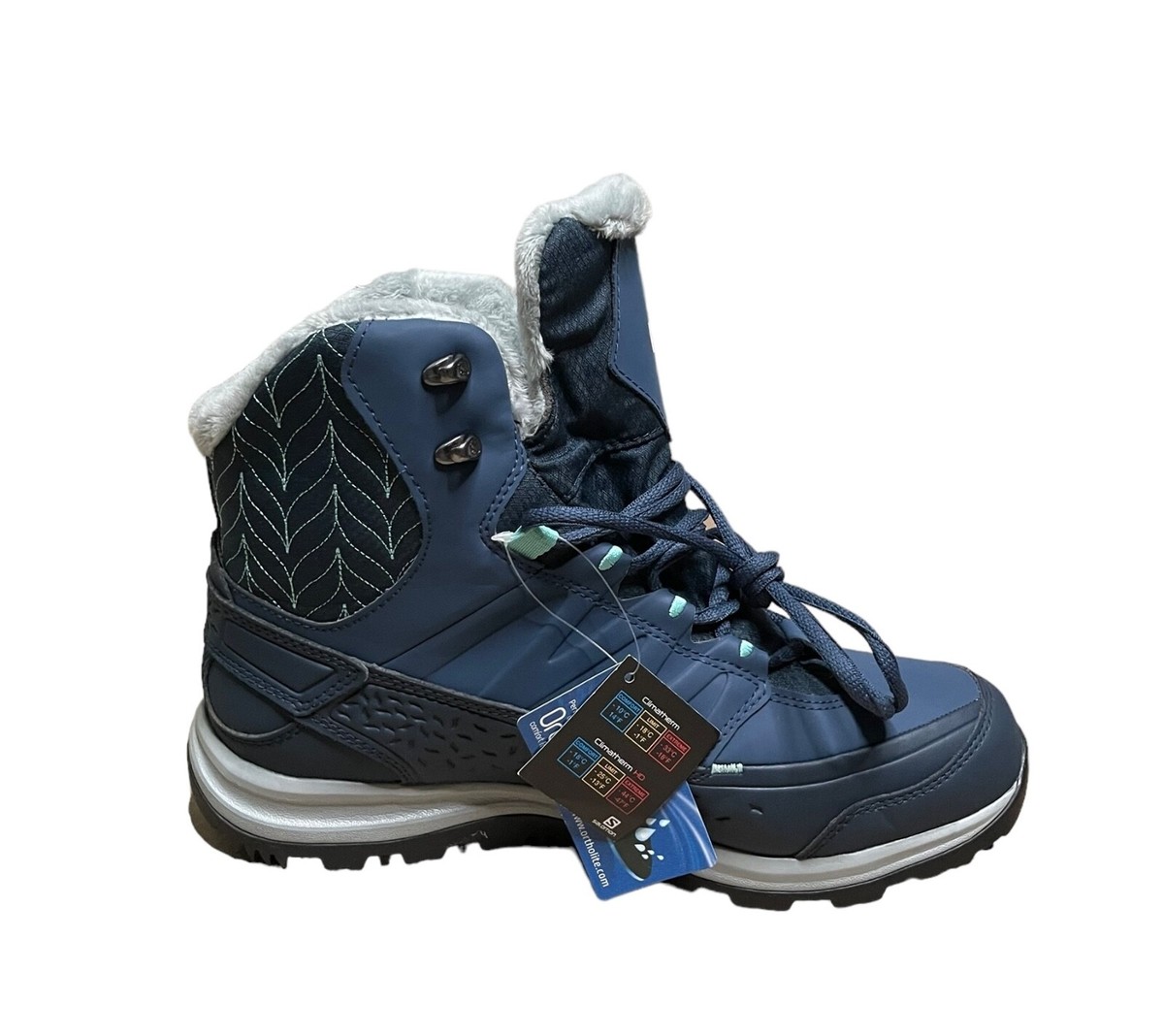 Salomon Kaina Mid CS Waterproof Winter Hiking Insulated Lace  display picture 3