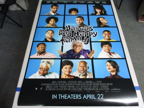 Madea's Big Happy Family Movie Theater Poster 27x40 Double Sided