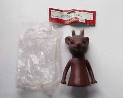 Fibre Craft Rudolph Red Nosed Reindeer Air Freshener Doll Christmas Vintage