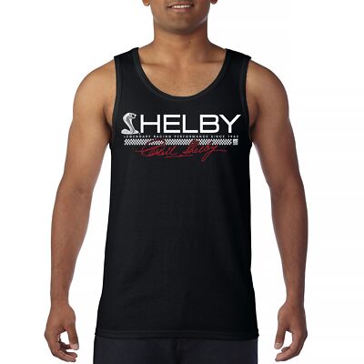 Shelby Racing Performance Tank Top Mustang Cobra GT Powered by Ford Men's Top
