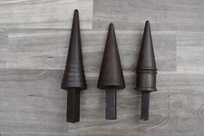 Vintage Stahl Silberschmied Schmied winterhart Stufenkegel Amboss Werkstatt 3...