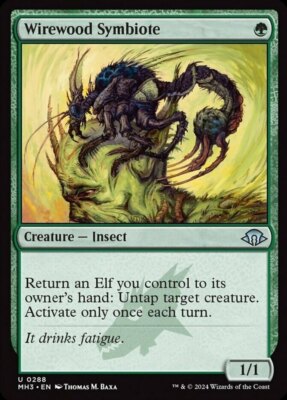 1x Wirewood Symbiote - Foil NM-Mint, English Modern Horizons 3 MTG