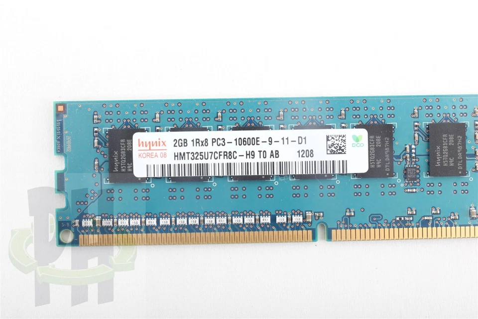 Apple OEM Hynix Nanya Miccron Mac Pro 5,1 Server Ram 8GB (2gb x 4) PC3-10600 ECC - Image 2 of 2