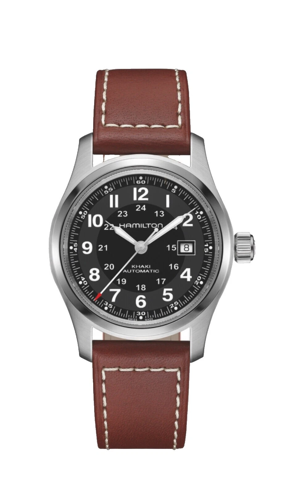 Hamilton Khaki Field Leather Band Wristwatches