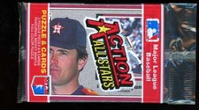 1983 Donruss Action All-Stars Jumbo 4x6 Unopened/Sealed Pack Nolan Ryan top